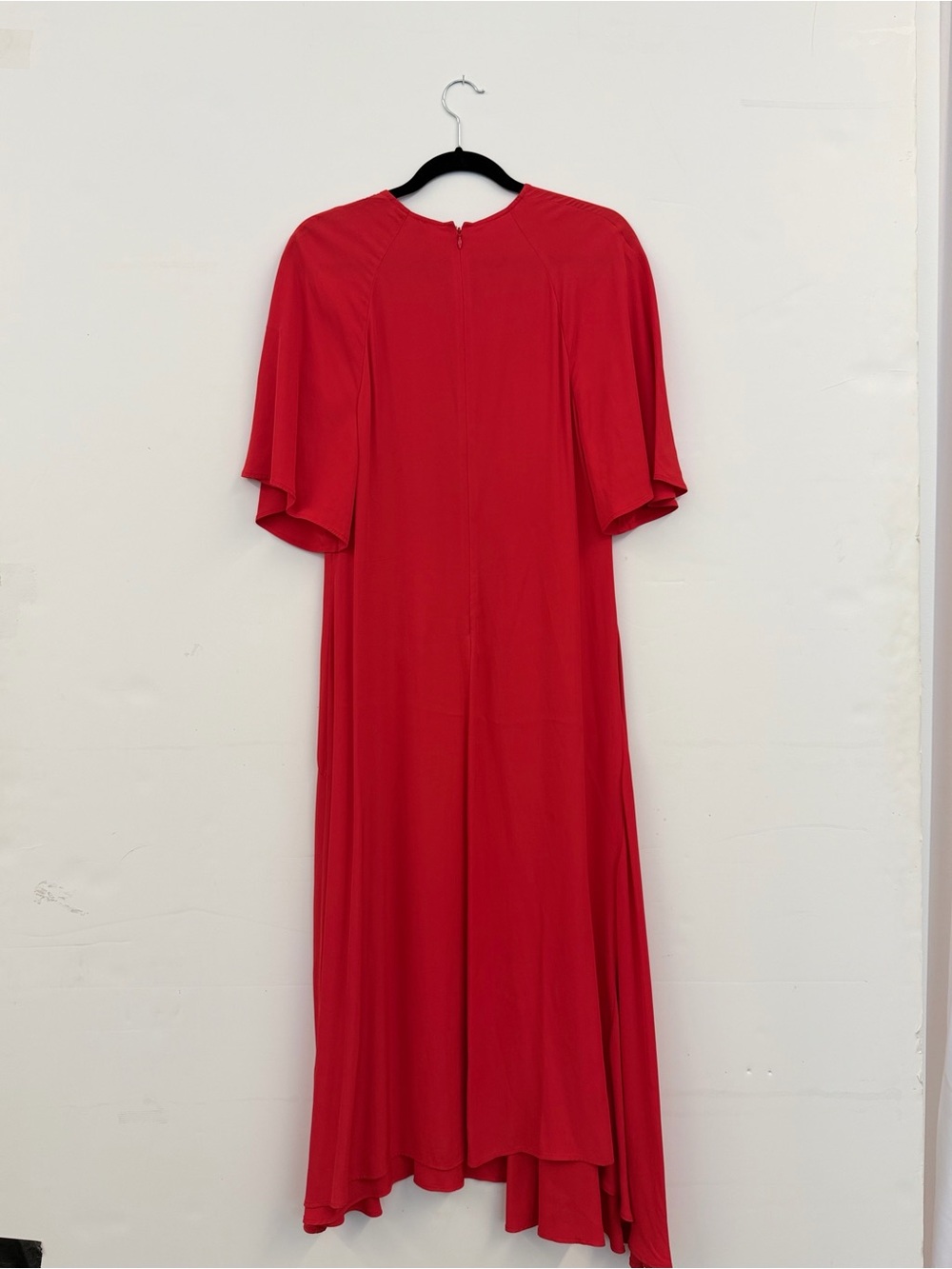 Cos Red Flowing Midi Dress - Classic Women's Dress
